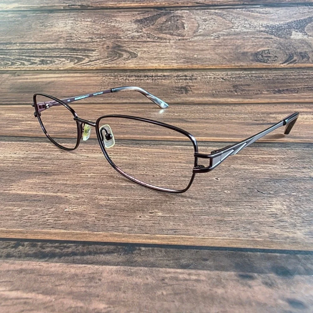 Marchon NYC East Side Women's Brown 54mm Metal‎ Frame Eyeglasses